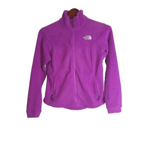 The North Face Women's Size S/P  Purple Fleece Zip Sweatshirt